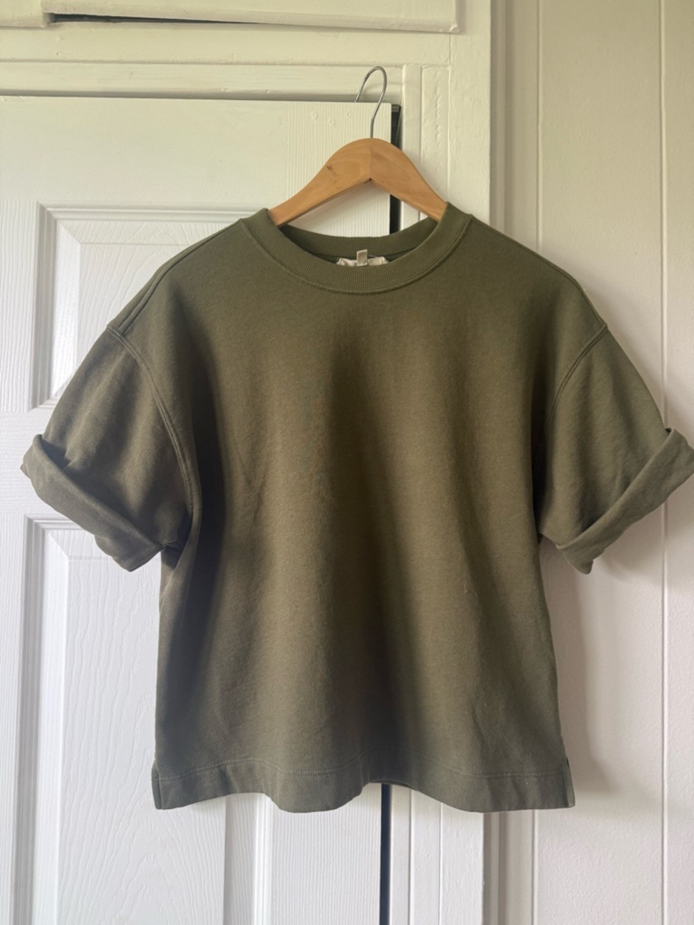 Madewell Olive Green Crewneck Sweatshirt